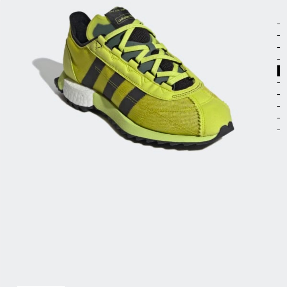 Neon green adidas